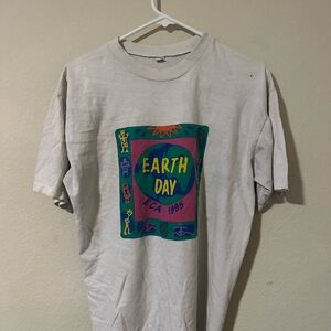 American Vintage Earth Day Graphic Tee - Cream